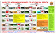GUIDE TO VENOMOUS SNAKES OF SOUTHERN AFRICA preview