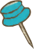 Blue Pin