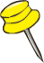 Yellow Pin